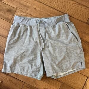 Lululemon T.H.E. Linerless Shorts 9” Heathered Gray Men’s XL Great Condition